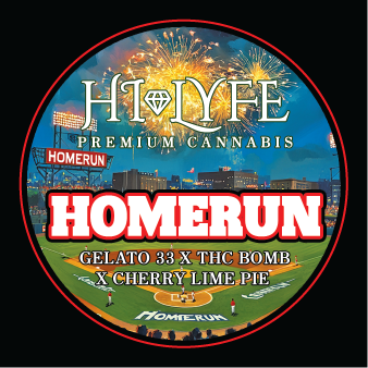 Hi-Lyfe 3.5G Round Lid Labels - 2"