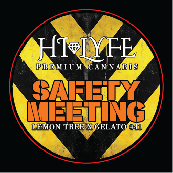 Hi-Lyfe 3.5G Round Lid Labels - 2"