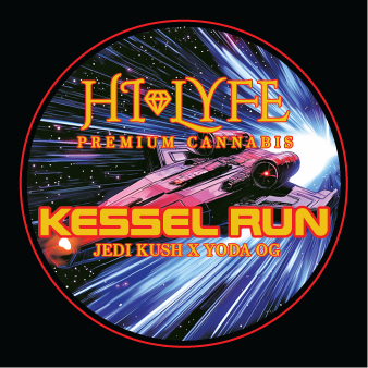 Hi-Lyfe 3.5G Round Lid Labels - 2"
