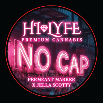 Hi-Lyfe 3.5G Round Lid Labels - 2"
