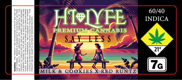 Hi-Lyfe 7g Jar Labels