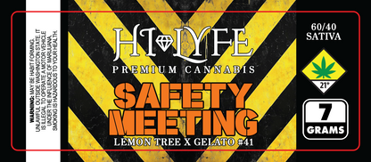 Hi-Lyfe 7g Jar Labels - 3.75x1.5"