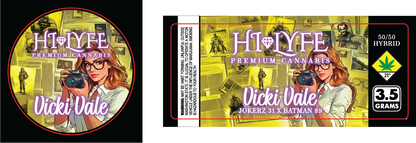 Hi-Lyfe 3.5g Jar & Lid Labels