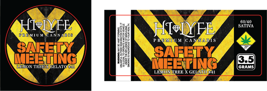 Hi-Lyfe 3.5g Jar & Lid Labels
