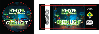 Hi-Lyfe 3.5g Jar & Lid Labels