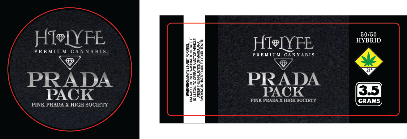 Hi-Lyfe 3.5g Jar & Lid Labels