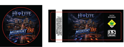 Hi-Lyfe 3.5g Jar & Lid Labels