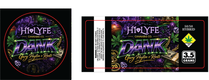 Hi-Lyfe 3.5g Jar & Lid Labels