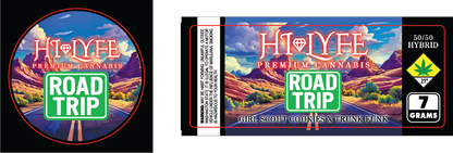 Hi-Lyfe 7g Jar & Lid Labels