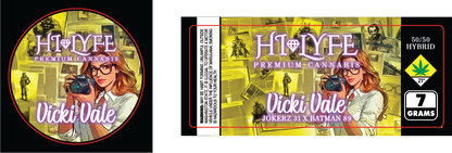 Hi-Lyfe 7g Jar & Lid Labels