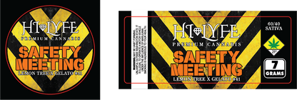 Hi-Lyfe 7g Jar & Lid Labels