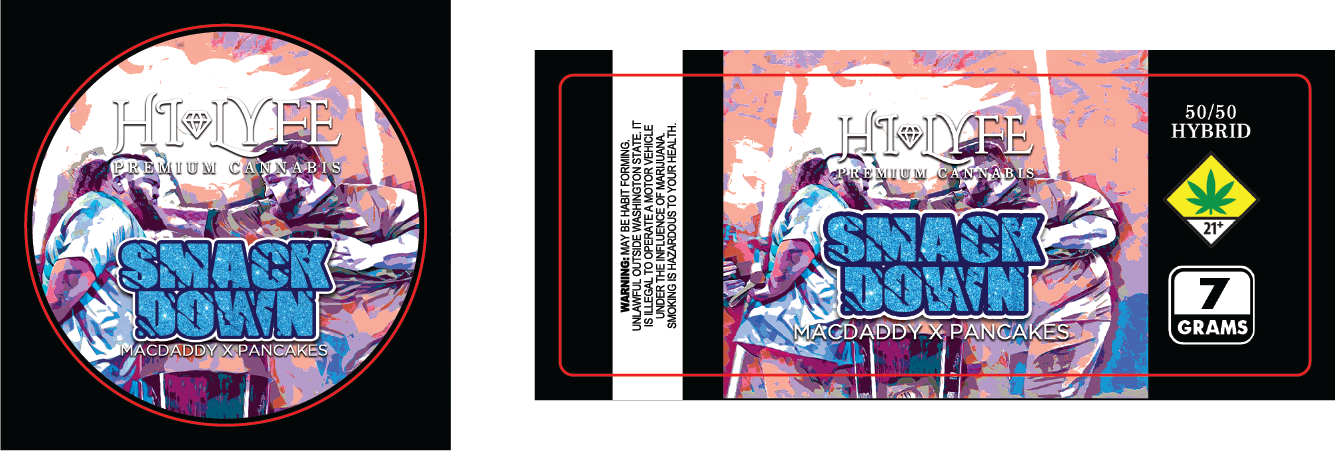 Hi-Lyfe 7g Jar & Lid Labels