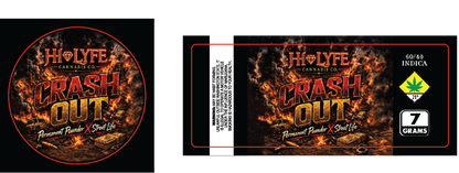 Hi-Lyfe 7g Jar & Lid Labels