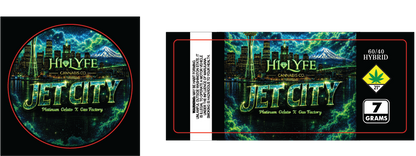 Hi-Lyfe 7g Jar & Lid Labels