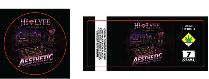 Hi-Lyfe 7g Jar & Lid Labels