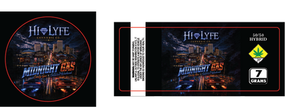 Hi-Lyfe 7g Jar & Lid Labels