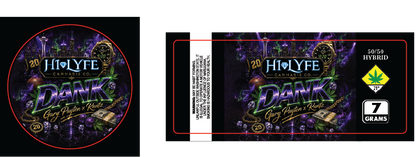 Hi-Lyfe 7g Jar & Lid Labels