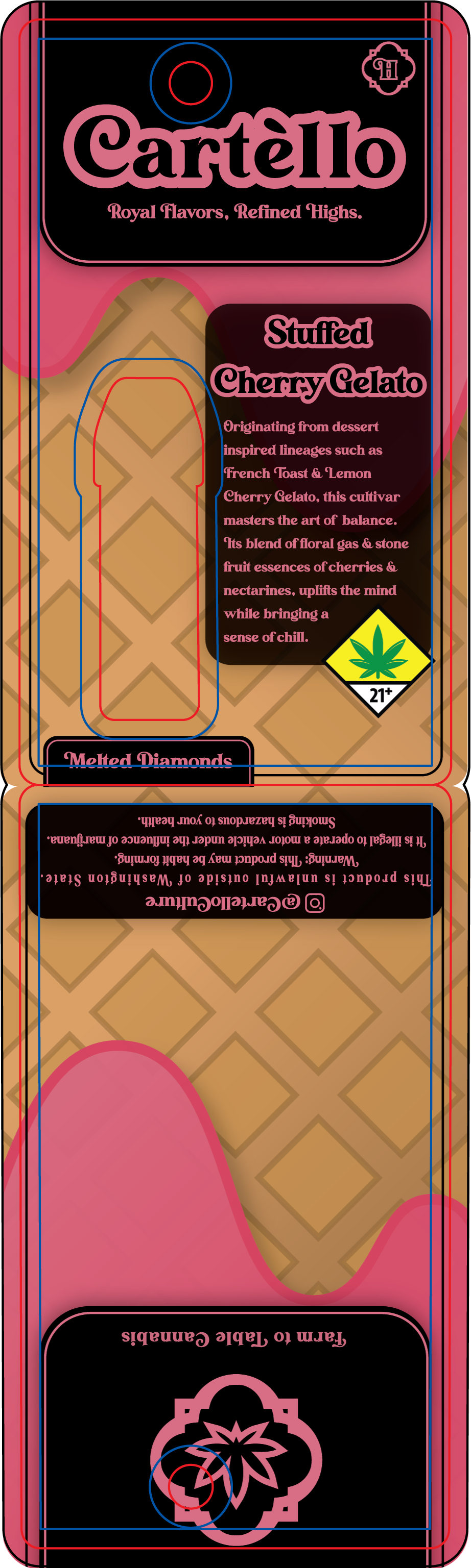 Cartello Vibe Melted Diamonds