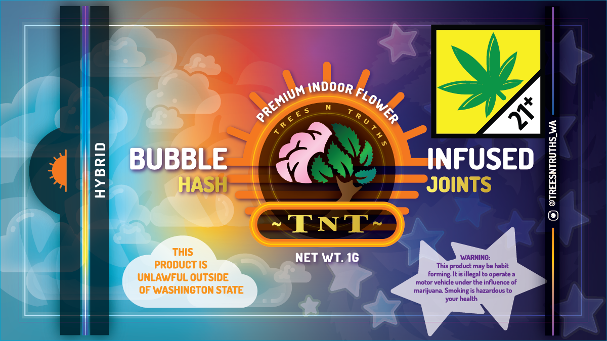 TNT Bubble Hash Joints