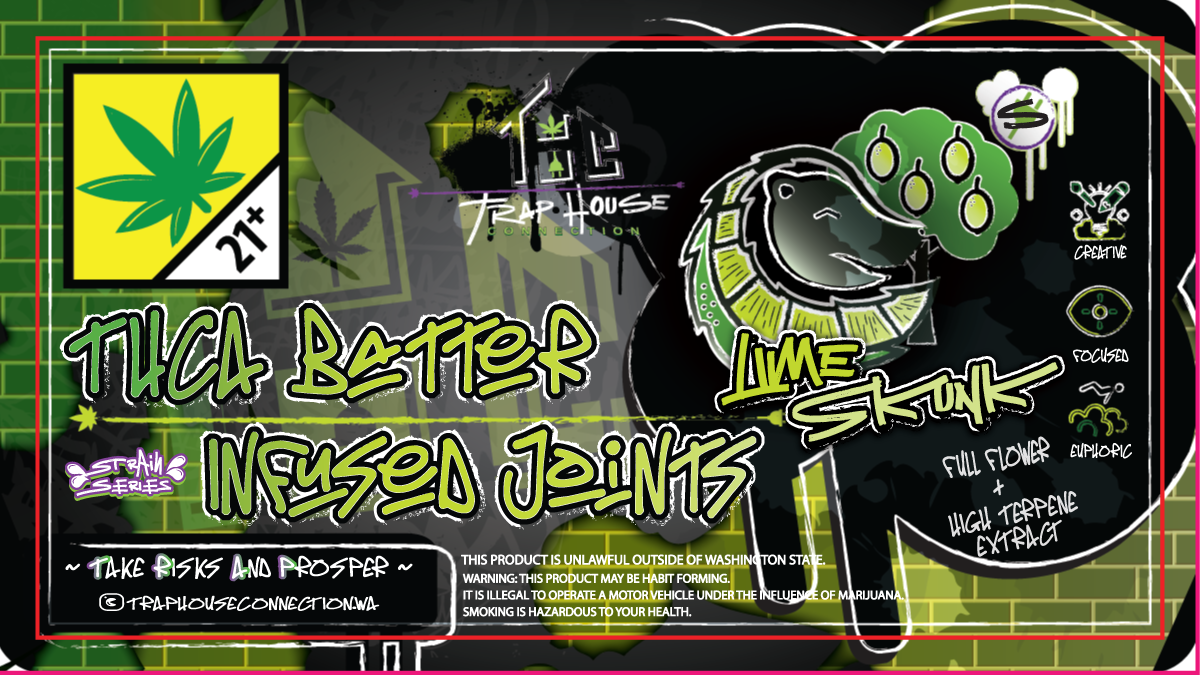 THC Strain Series Infused Shatter Joints
