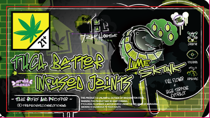 THC Strain Series Infused Shatter Joints