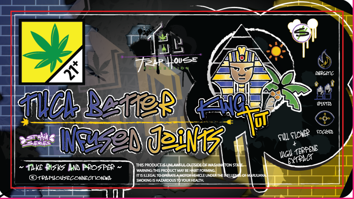 THC Strain Series Infused Shatter Joints