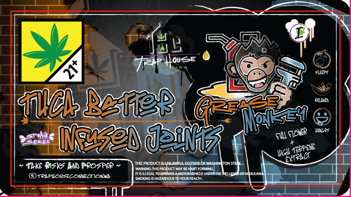 THC Strain Series Infused Shatter Joints
