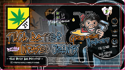 THC Strain Series Infused Shatter Joints