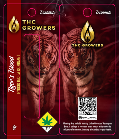 THC Growers Distillate Vape Carts