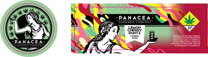 Panacea 3.5g Flower Labels