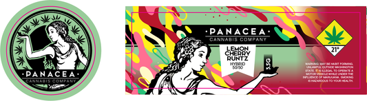 Panacea 3.5g Flower Labels