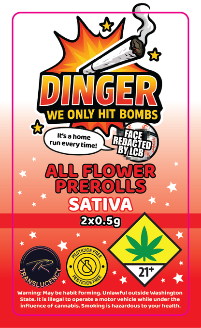 Dingers All Flower Prerolls