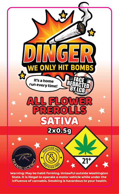 Dingers All Flower Prerolls