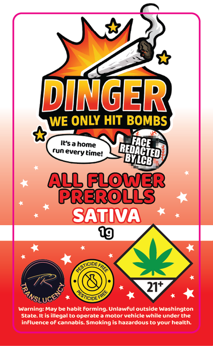Dingers All Flower Prerolls