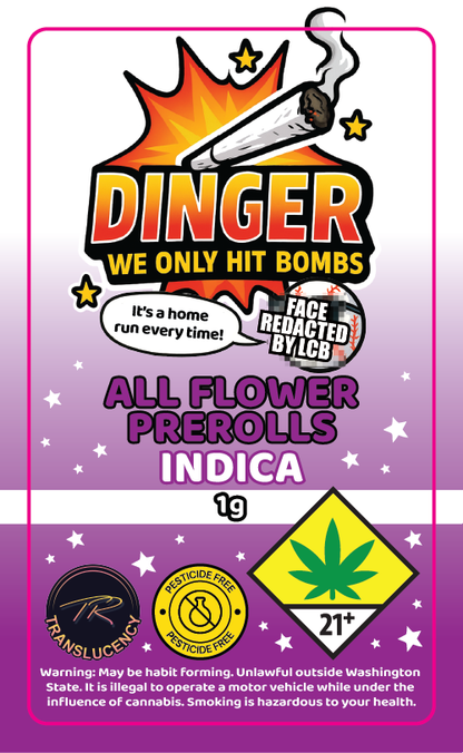 Dingers All Flower Prerolls