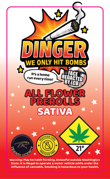 Dingers All Flower Prerolls