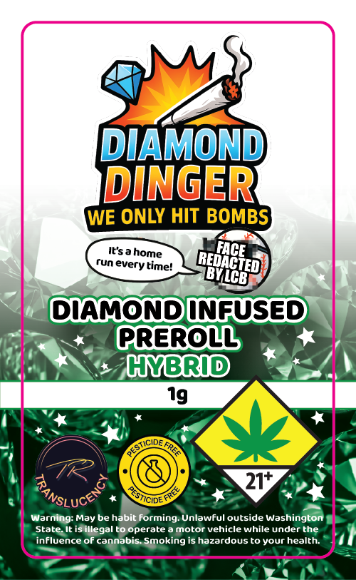 Dingers Diamond Infused Prerolls