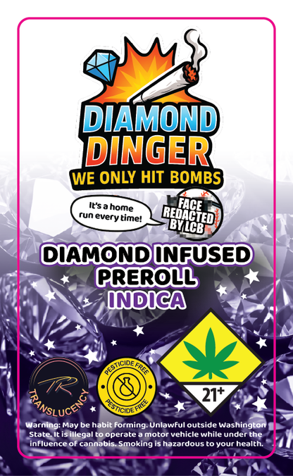Dingers Diamond Infused Prerolls