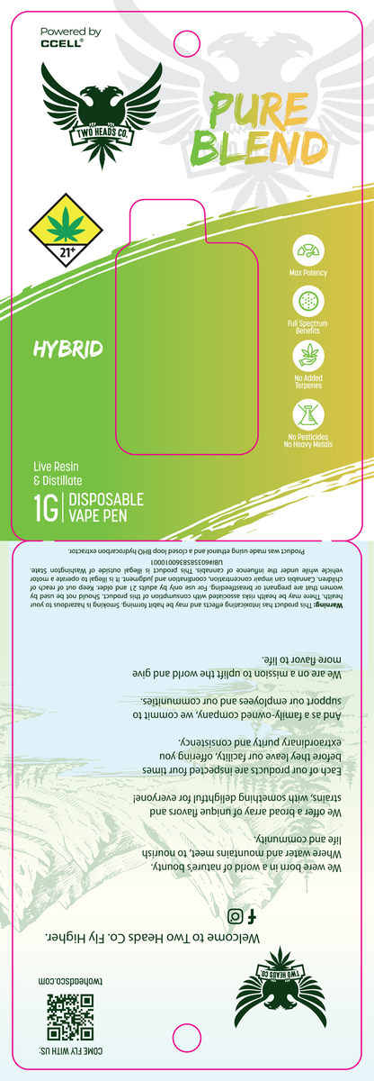 Two Heads Co Ombre Disposable