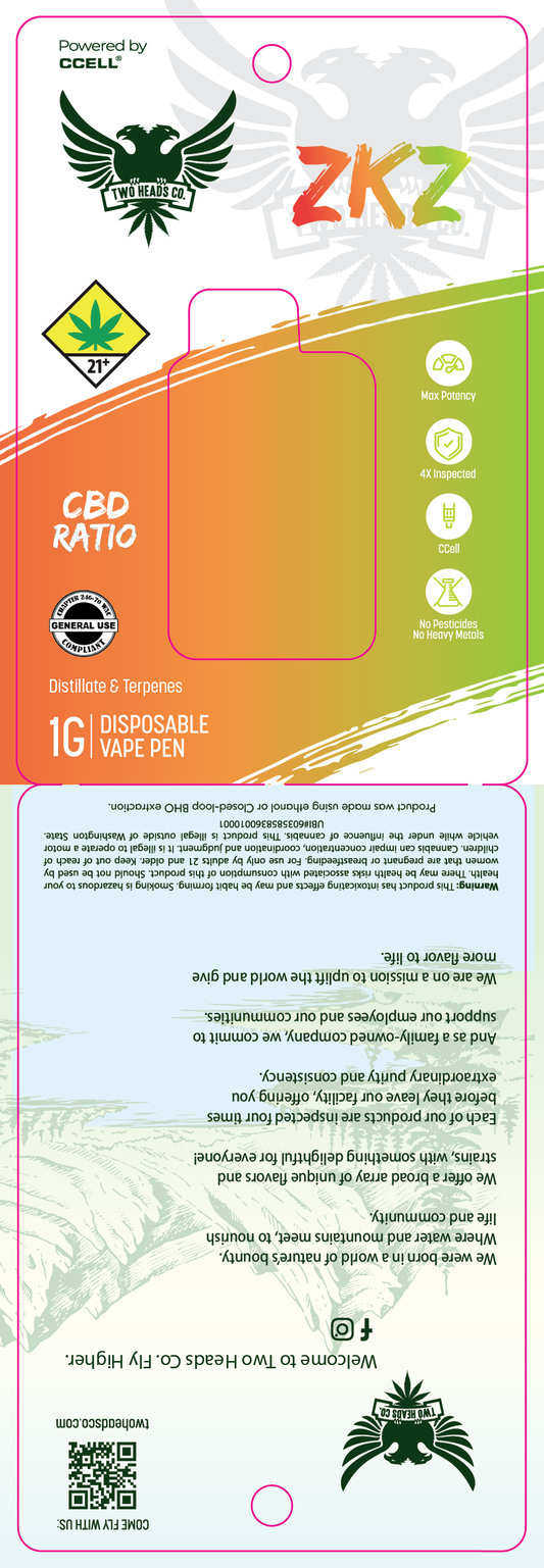 Two Heads Co Ombre Disposable