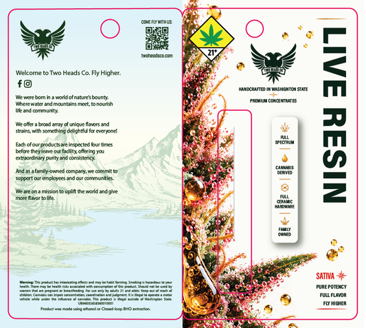 Two Heads Co Live Resin Vape