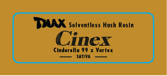 Twax Hash Rosin Strain Sticker
