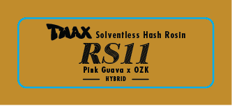 Twax Hash Rosin Strain Sticker