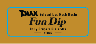 Twax Hash Rosin Strain Sticker