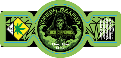 Green Reaper Jar Labels