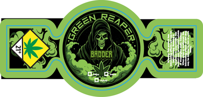 Green Reaper Jar Label
