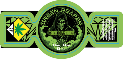Green Reaper Jar Label