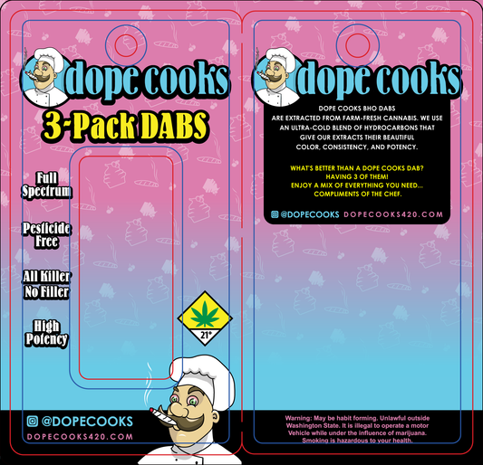 Dope Cooks - 3 Pack Dab