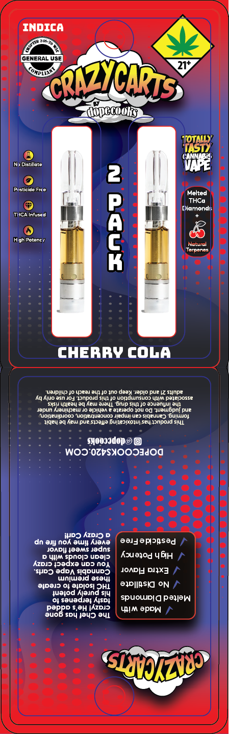 Dope Cooks Crazy Carts Dual Vape