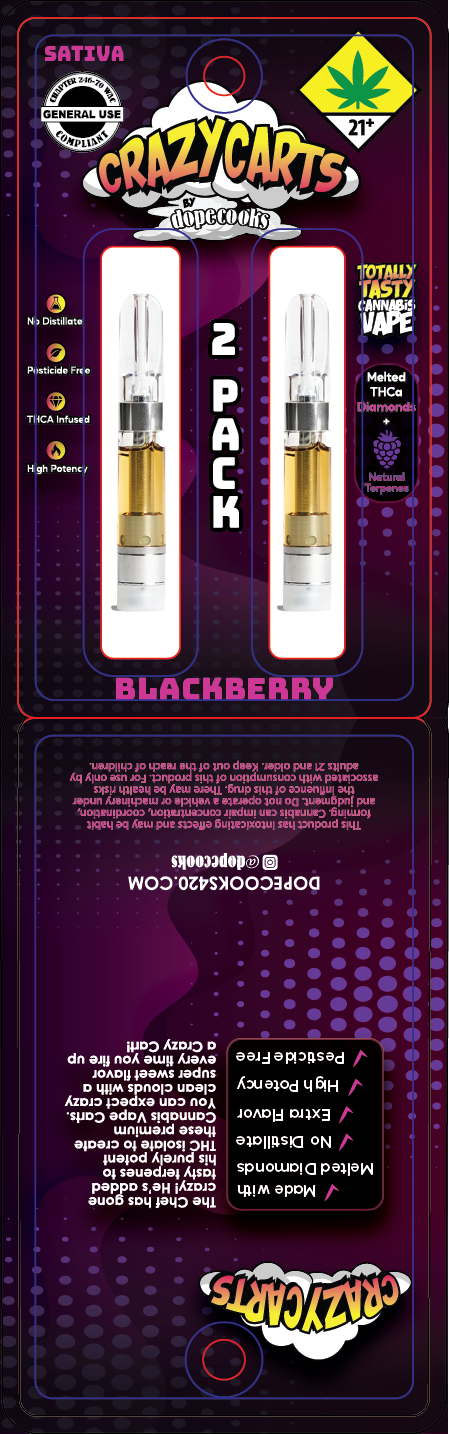 Dope Cooks Crazy Carts Dual Vape